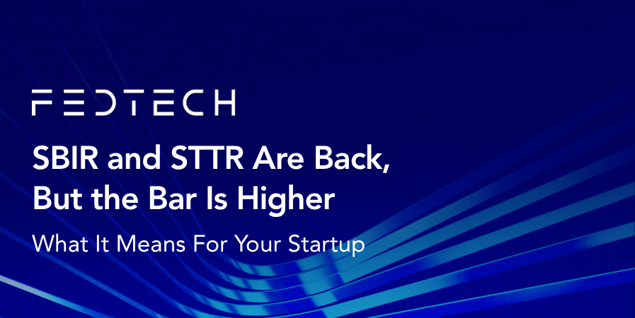 SBIR and STTR Are Back, But the Bar Is Higher