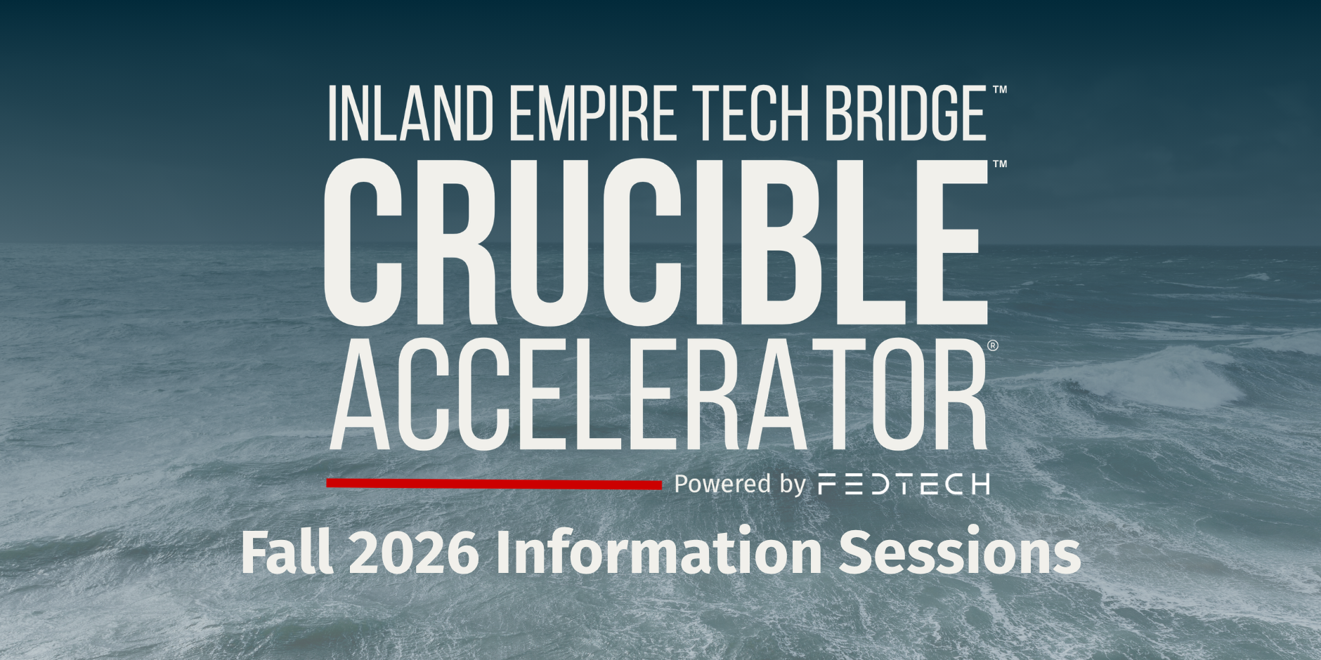 Crucible Accelerator Fall 2026 Info Sessions