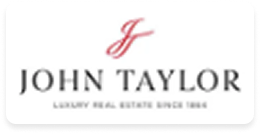 John Taylor logo with a stylized J above the name and the tagline luxury real estate since 1864.