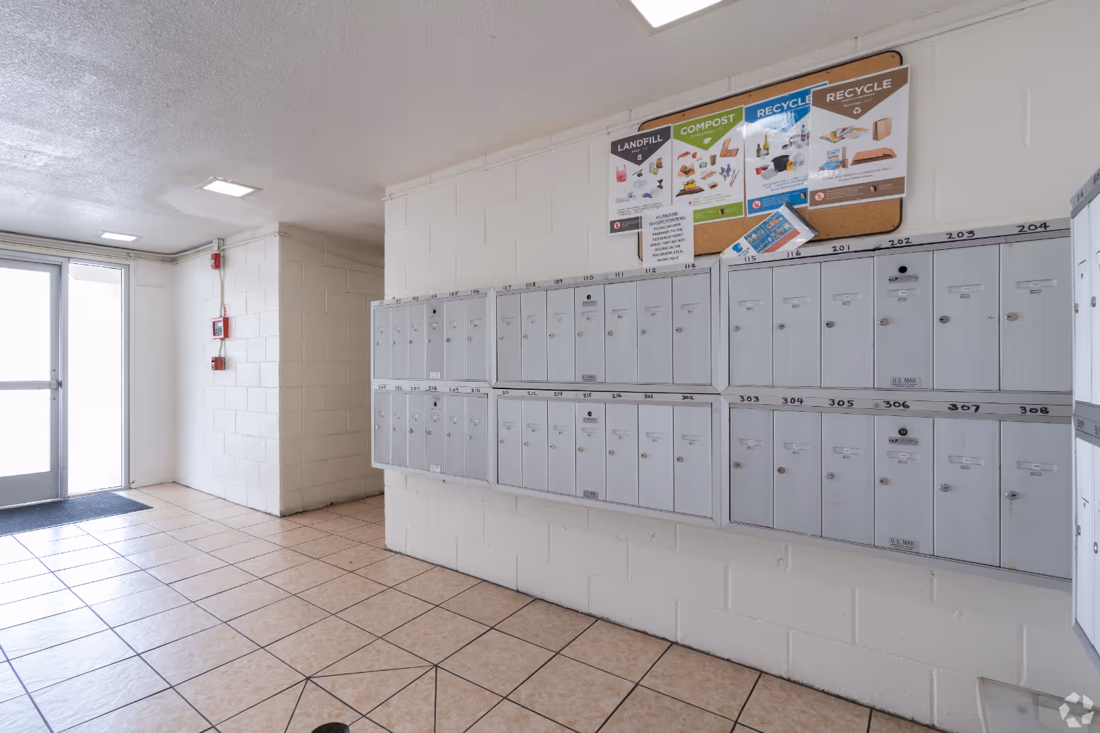 Mailbox area
