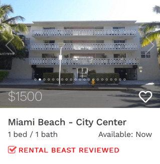 rent in south beach