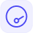 Blue speedometer icon showing a needle pointing at mid-range speed.