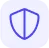 Blue shield icon symbolizing security or protection.
