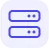 Two horizontal sliders with circular controls inside a rounded square outline, representing settings control.