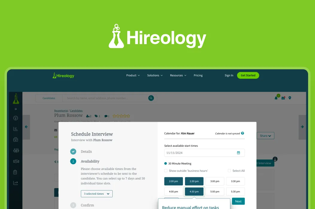 Hireology demo artwork