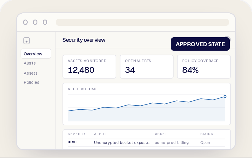 A buyer exploring the Clone from a shared link, starting from the approved state
