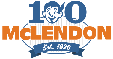 Mclendon Hardware anniversary logo