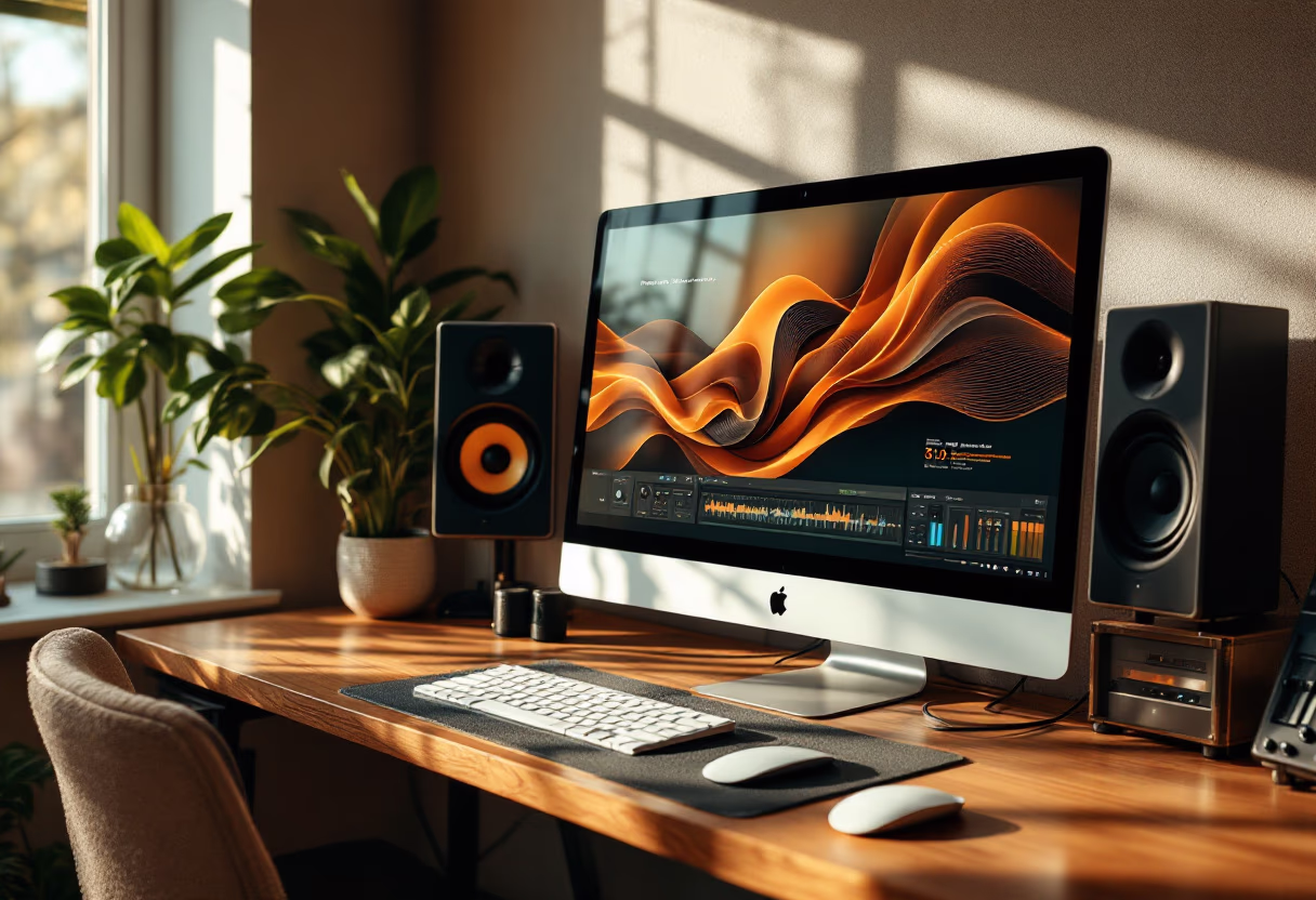 [digital project] image of editing software on a screen (for a music studio)