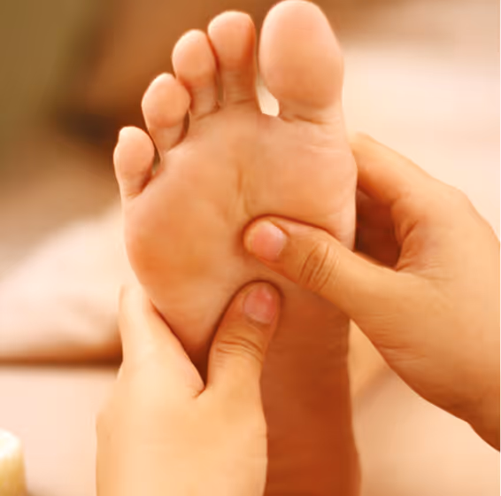 Fußreflexzonen- massage