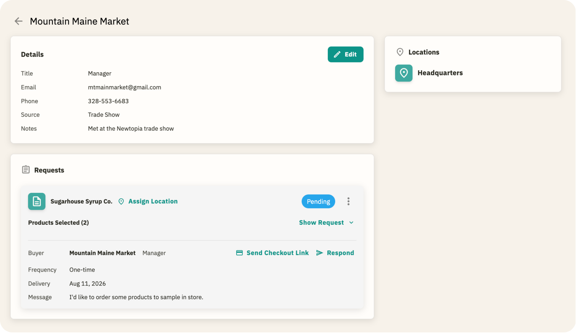 Verai buyer engagement insights dashboard