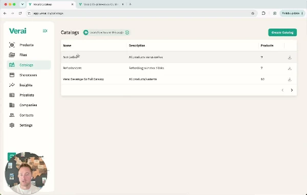 Catalogs: curated groupings of your products, ready to reuse across the platform.