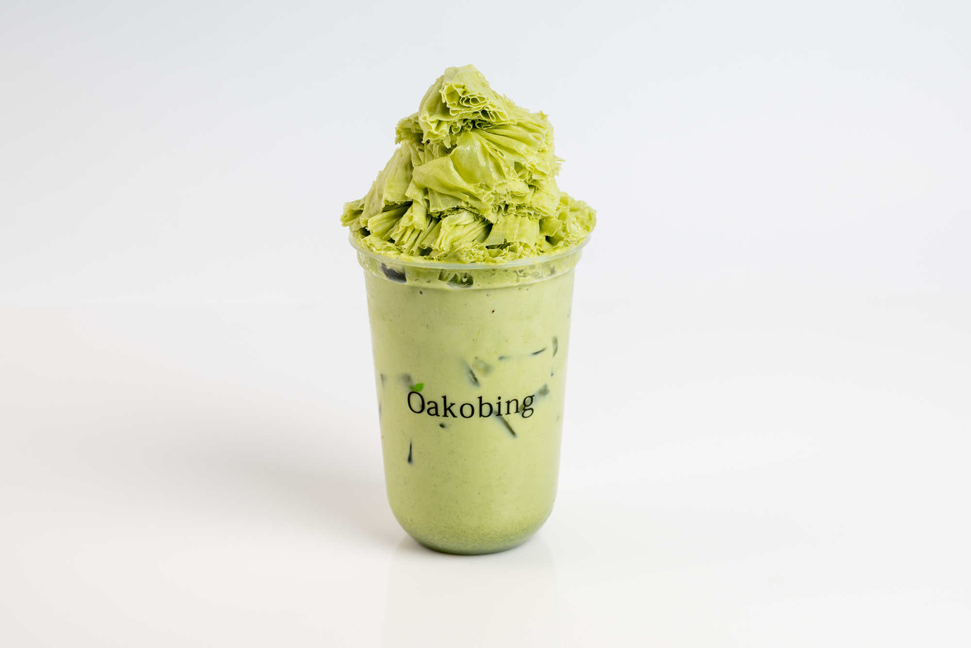 Oakobing Matcha Latte - Iced green tea matcha latte drink