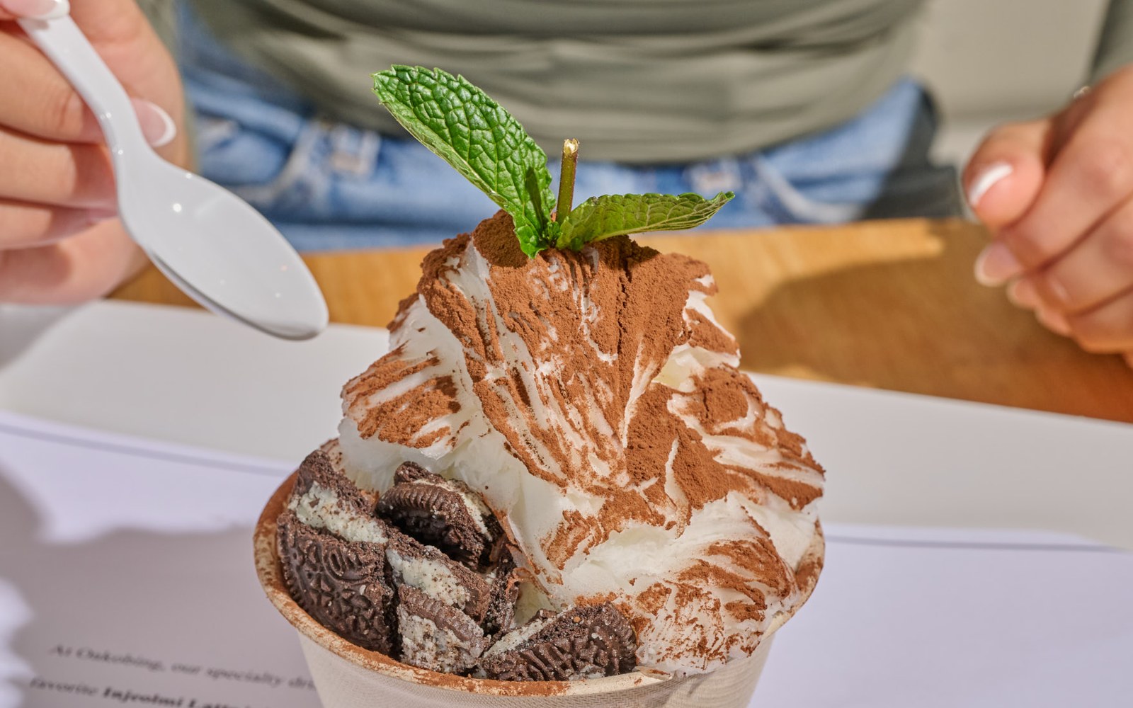 Oakobing Korean bingsu - bingsu vs gelato