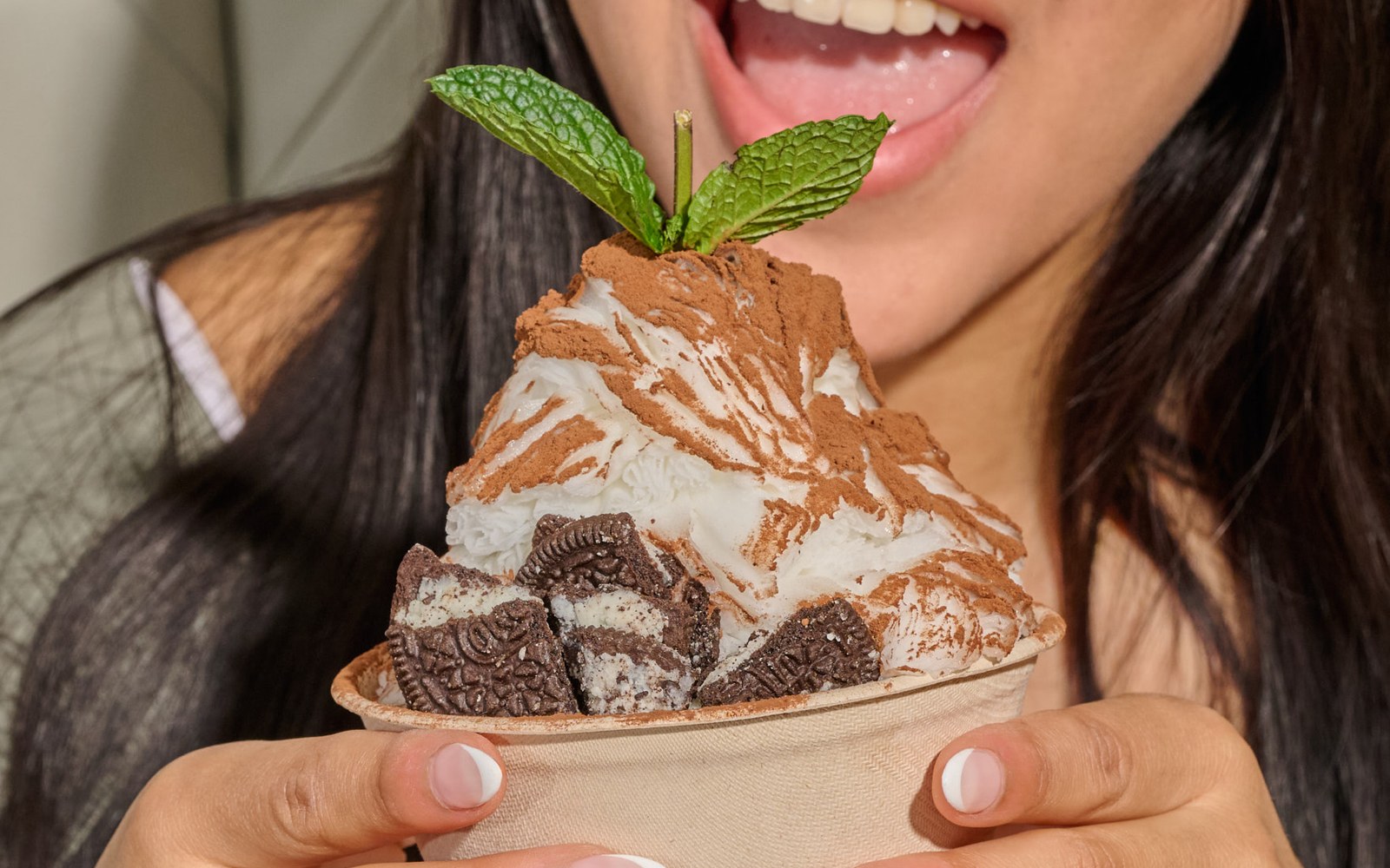 Oakobing Korean bingsu - bingsu vs soft serve
