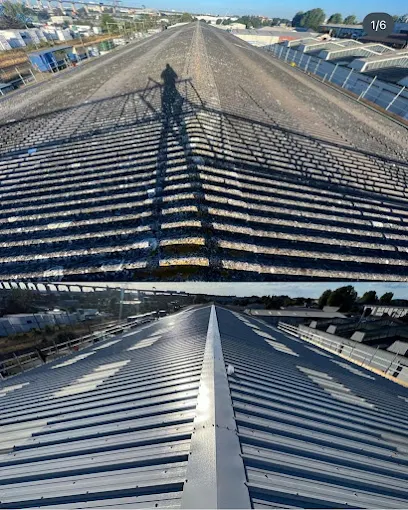 image of roof being repaired