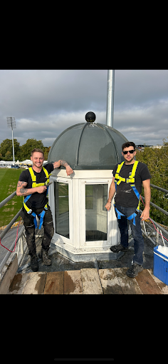 image of roof being repaired