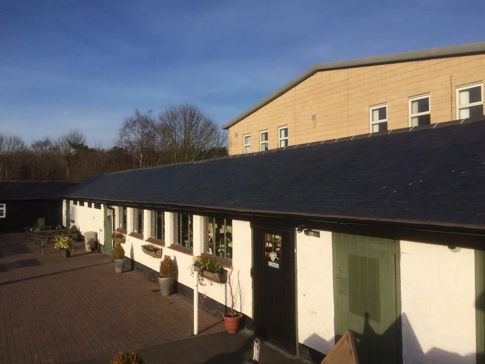 image of roof being repaired