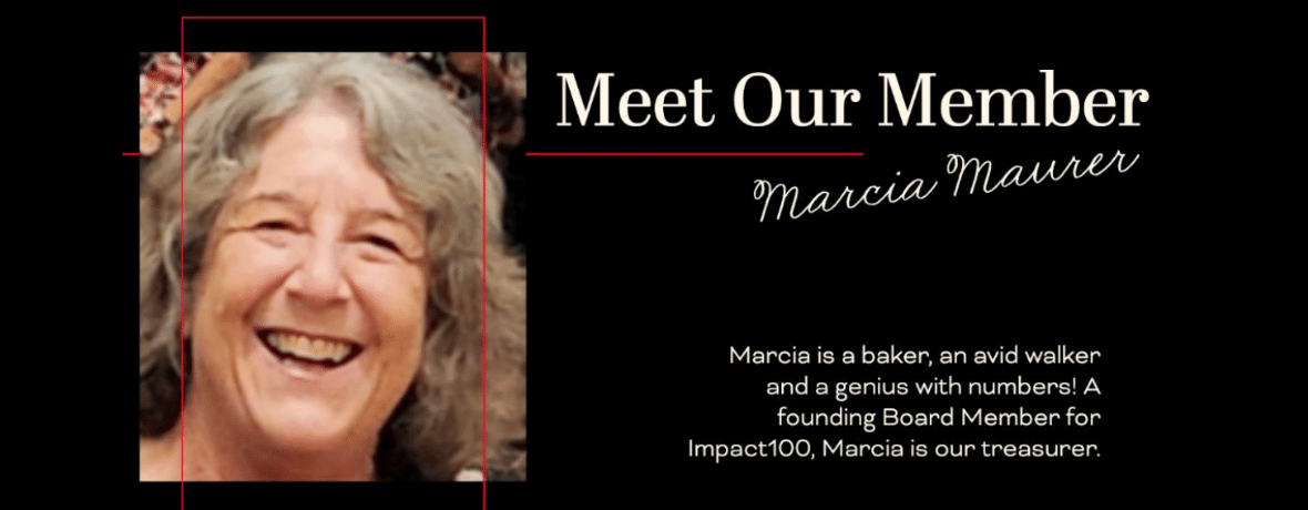 Marcia Maurer, Treasurer of Impact100 Greater Sacramento