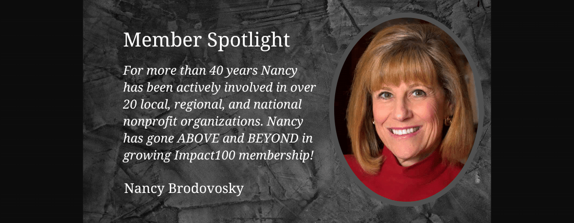 Member Nancy Brodovsky of Impact100 Greater Sacramento