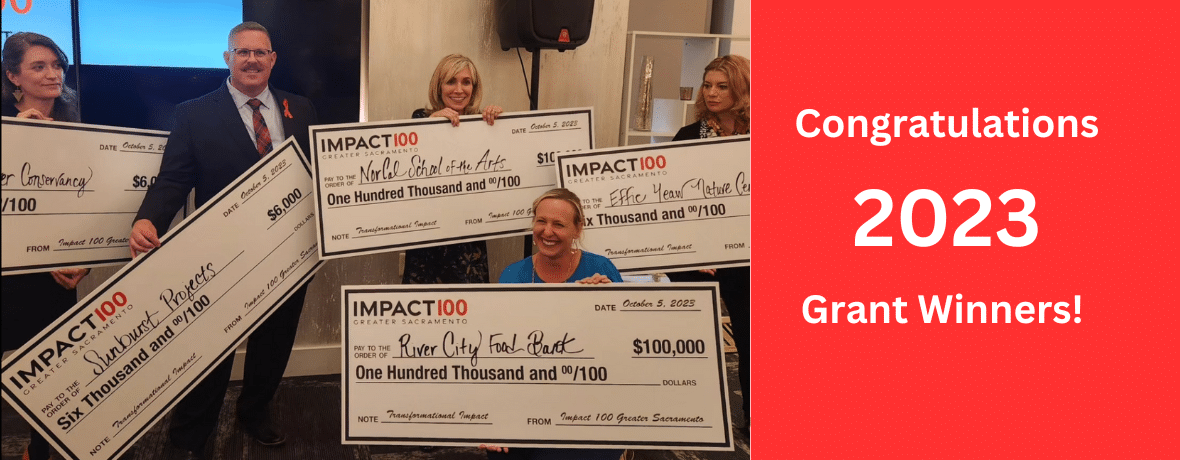 Congratulations to Impact100 Greater Sacramento's 2023 grant winners