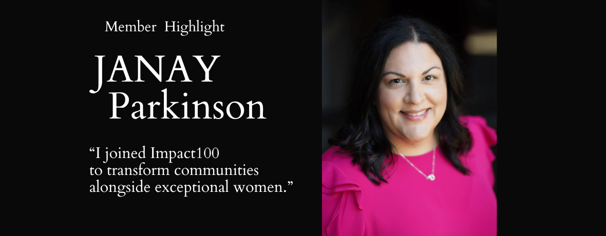 Janay Parkinson, Special Events Co-chair at Impact100 Greater Sacramento