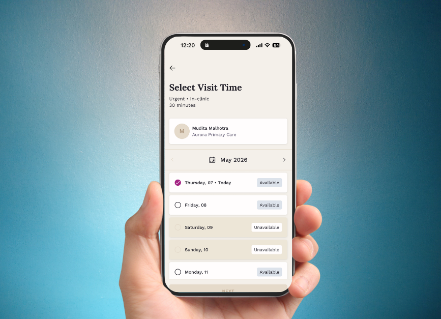 Patient portal app