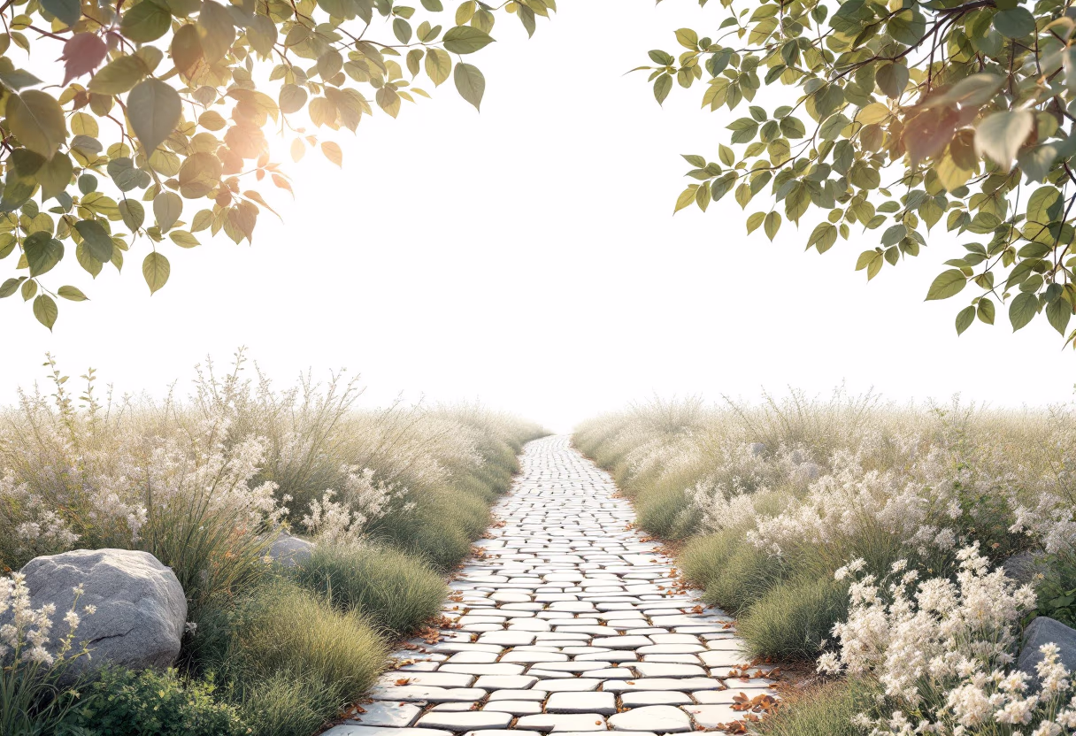 lush forest pathway