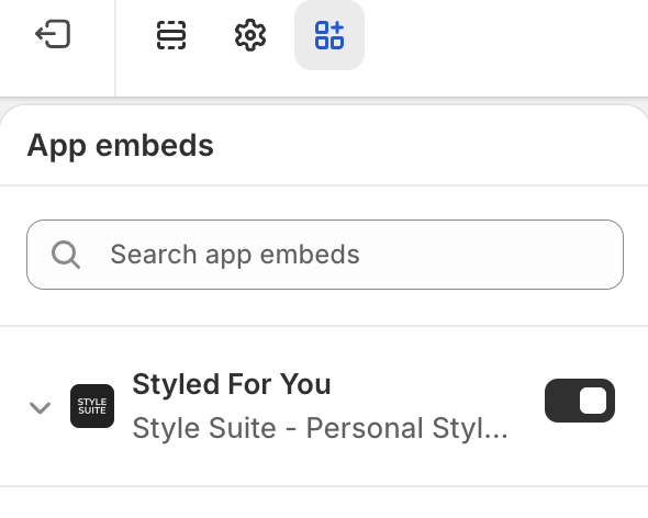 Styled for You toggle
