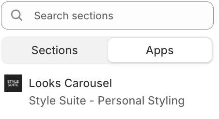 Add looks carousel to homepage