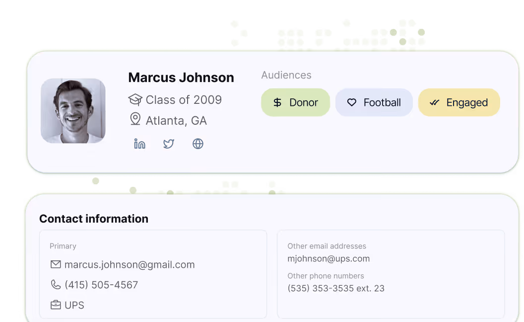 In-depth insights into alumni records - Gateway Data AI