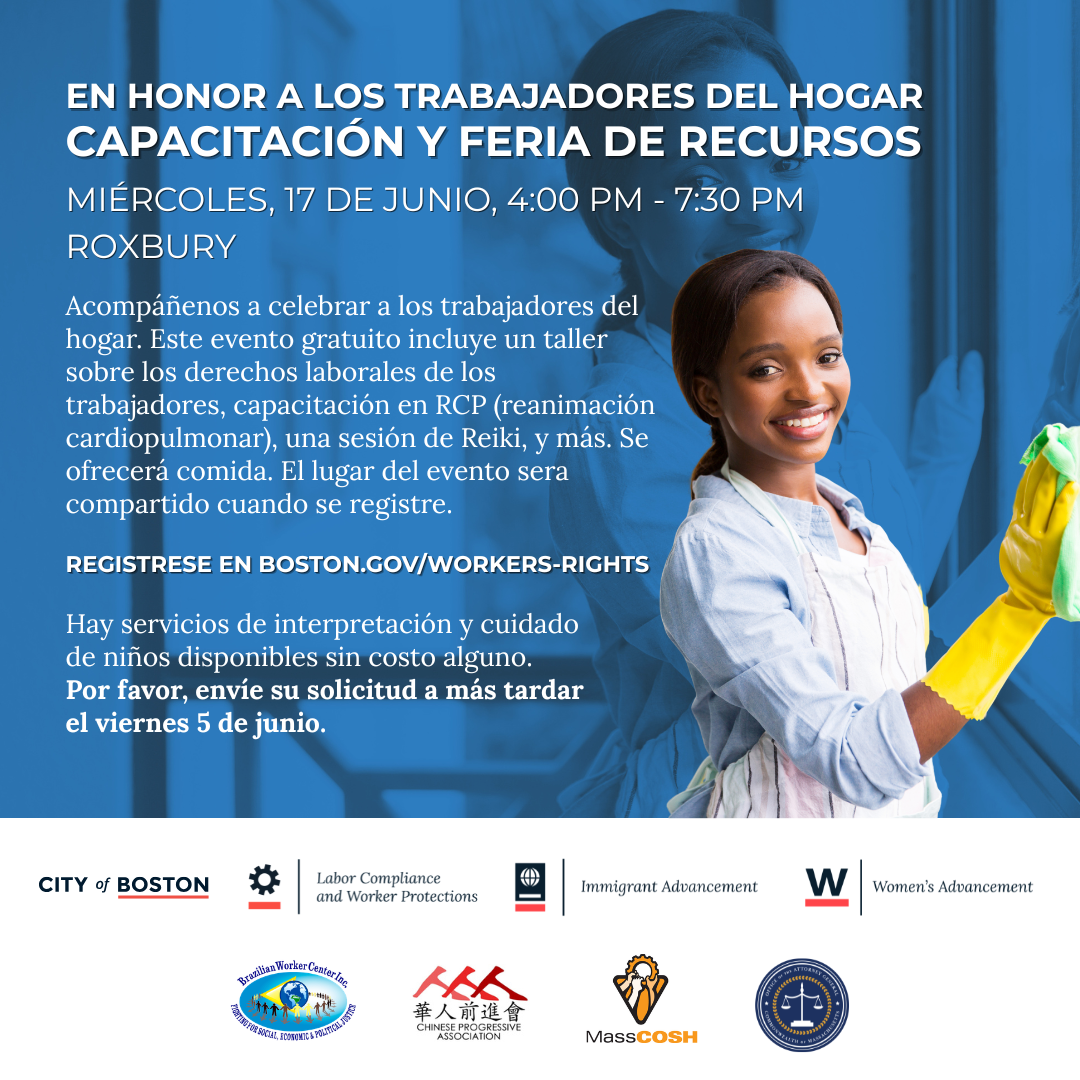 Día de las Trabajadoras del Hogar en español