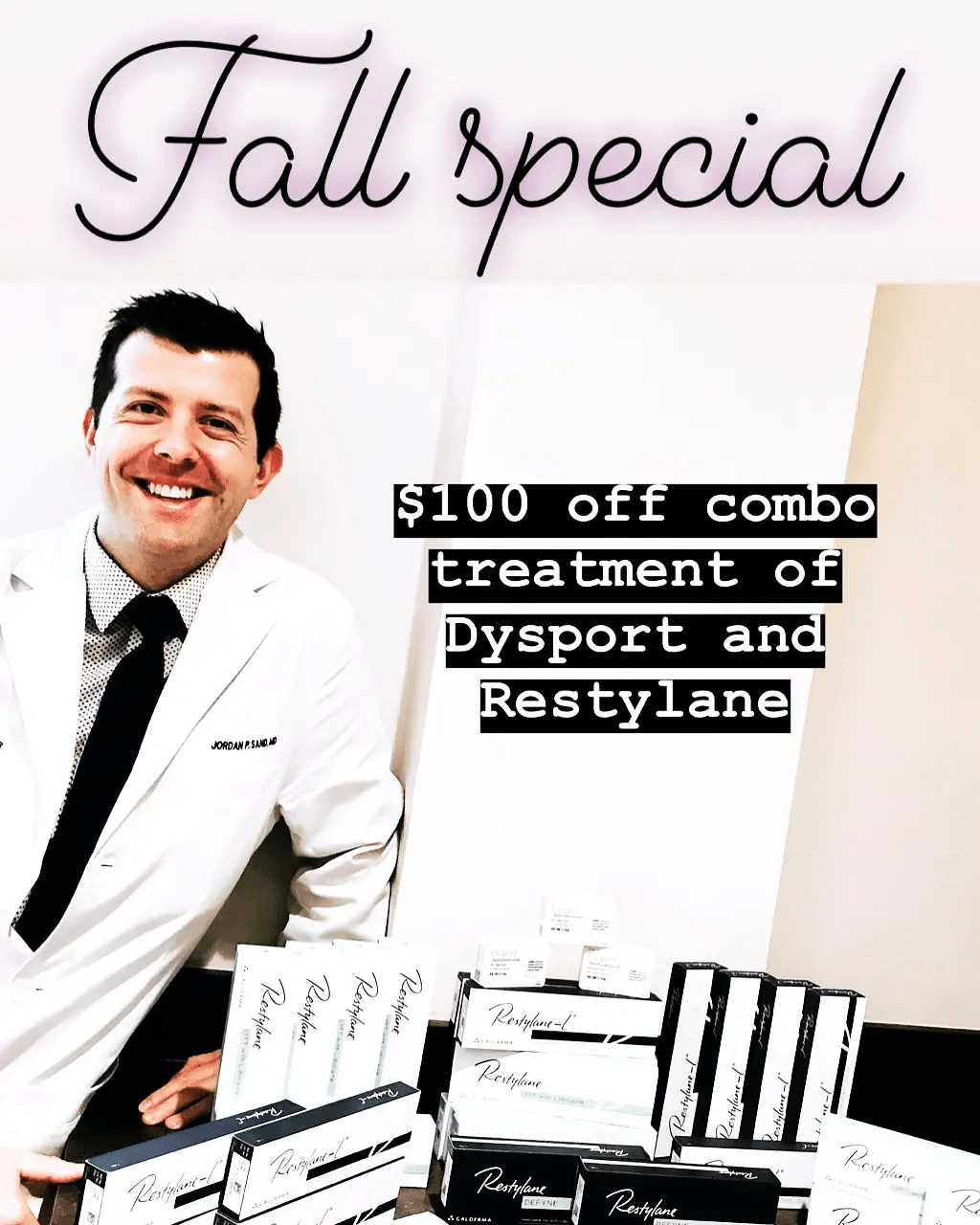 Fall Dysport and Restylane Special! – Dr. Jordan P. Sand, MD, Sand Plastic Surgery of Spokane