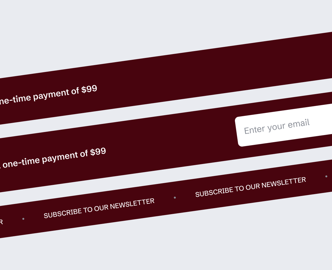 3 Notification Bars Eduhub University Webflow Template | BRIX Template
