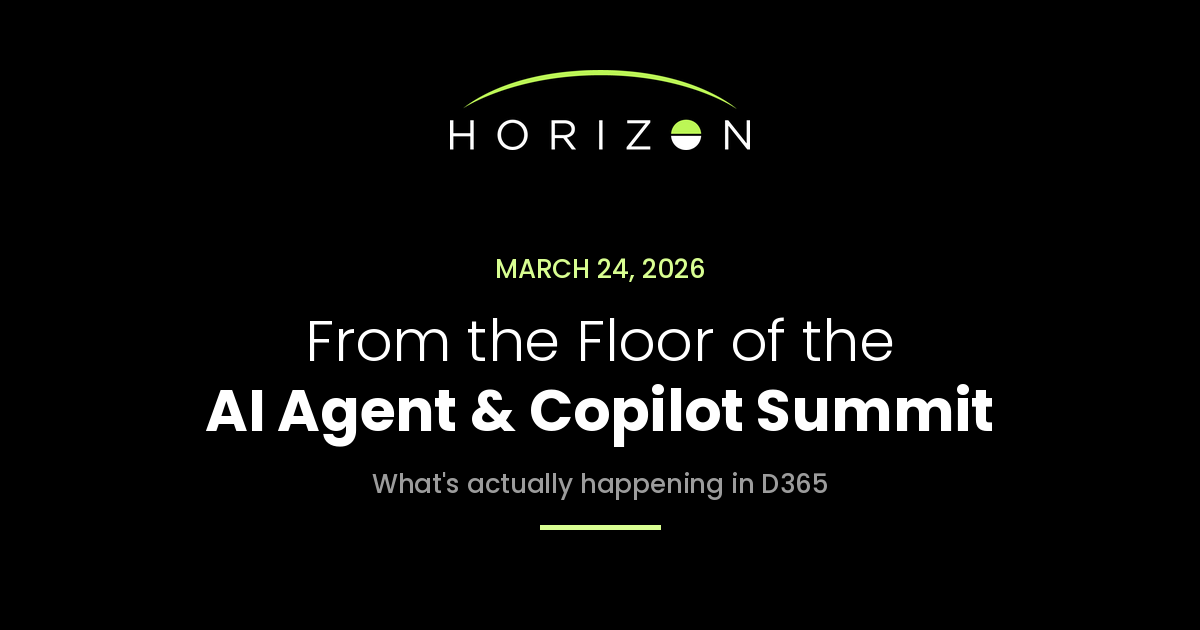 From the Floor of the AI Agent & Copilot Summit: What's Actually Happening in D365