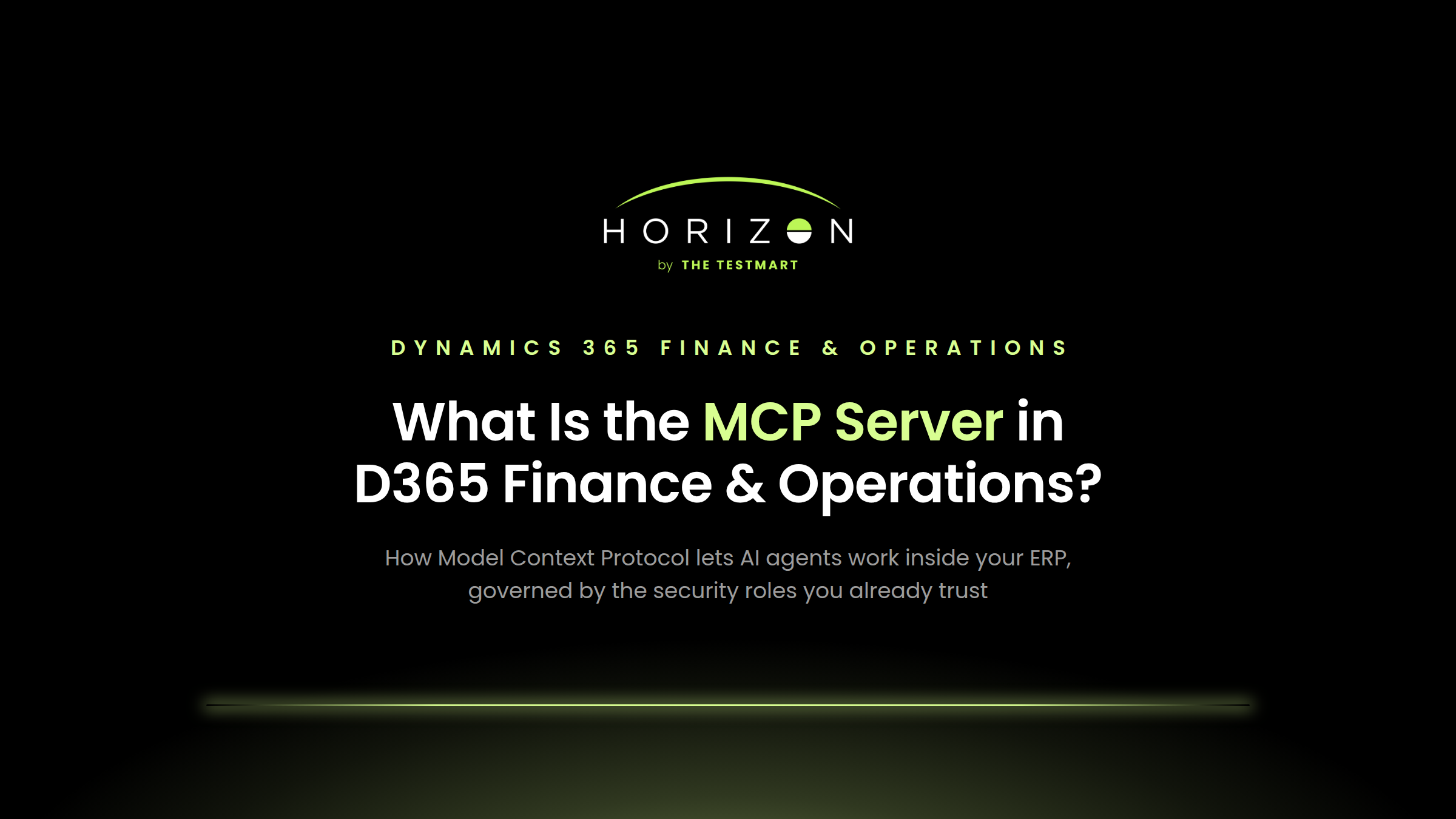 What Is the MCP Server in Dynamics 365 Finance & Operations