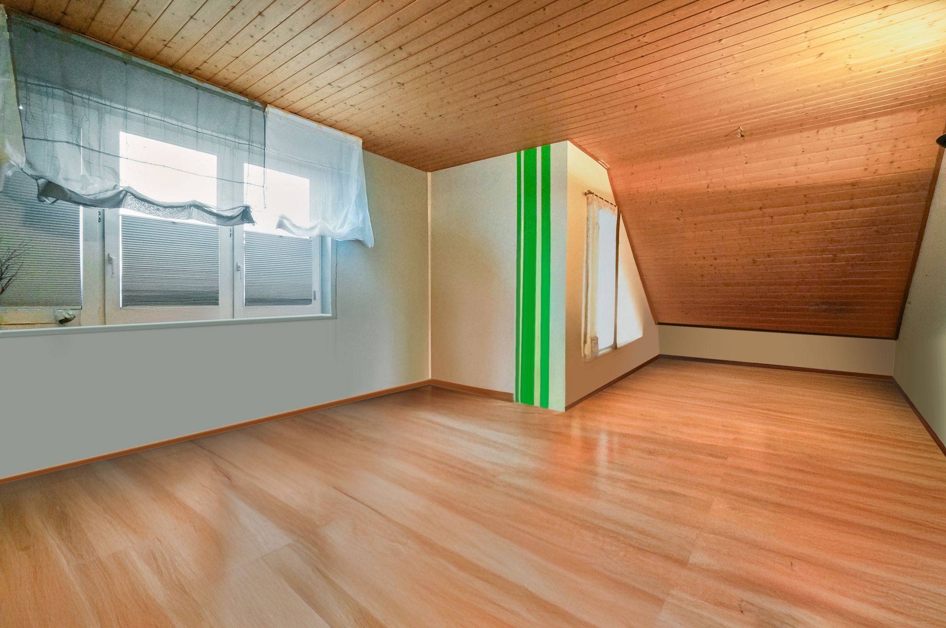 Wohnzimmer Dachgeschoss Dreifamilienhaus Wölfersheim