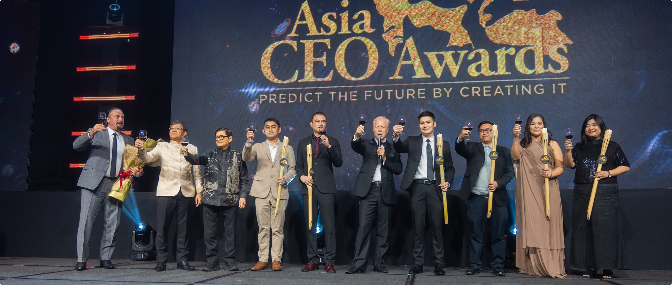 Asia CEO Awards ceremony stage at Marriott Manila Hotel