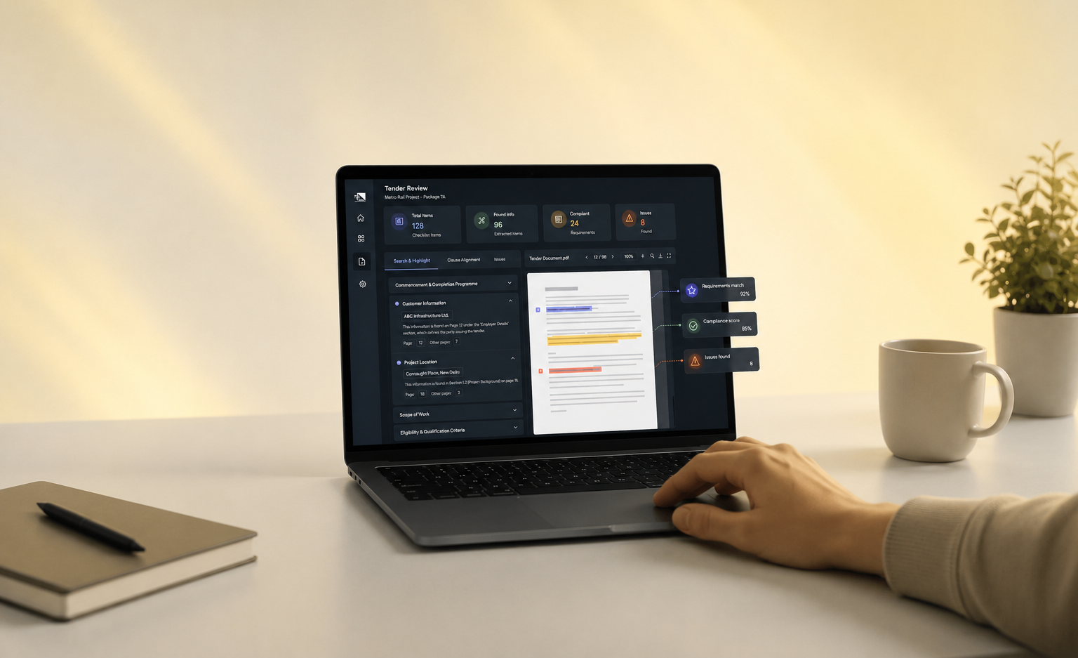 [background image] image of open workspace with advanced tech equipment (for an ai education tech company)
