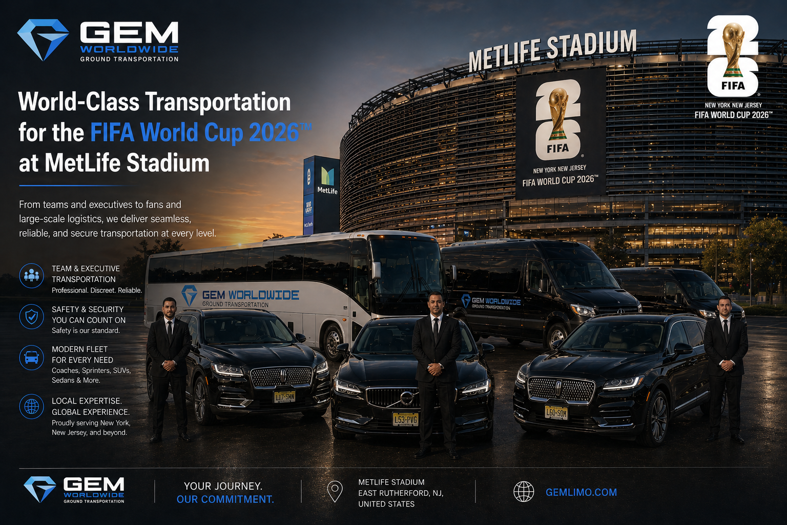 Gem Worldwide chauffeured transportation