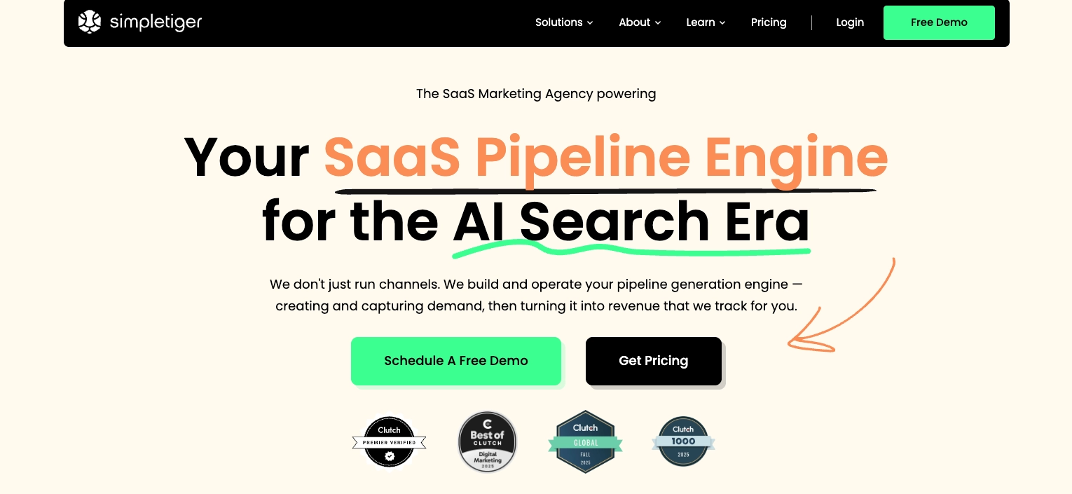 SimpleTiger — Best for product-led SaaS wanting content-first SEO