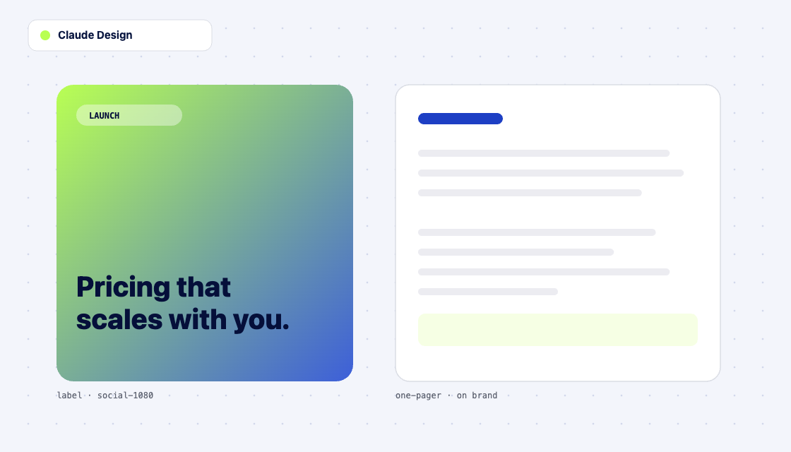 A design asset produced in Claude Design