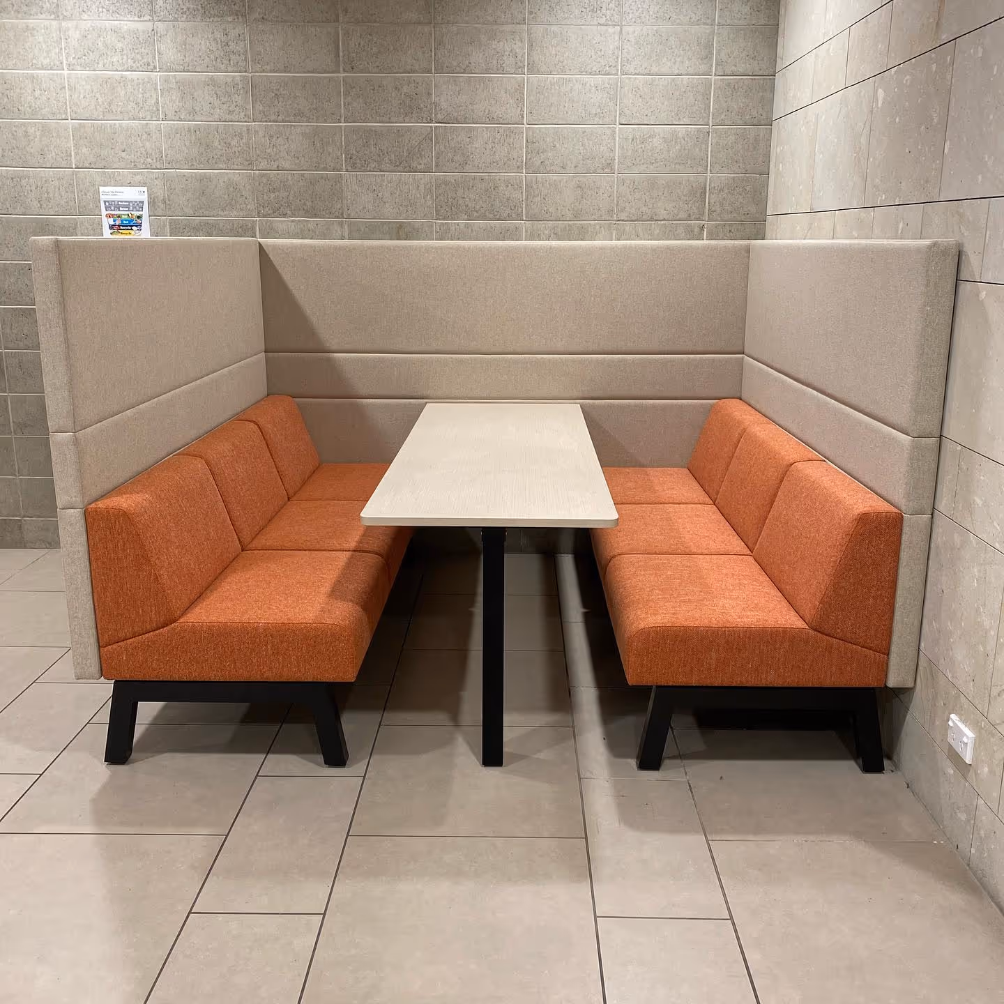 Hybrid Focus Booth Creating a Study Space in an Open Area