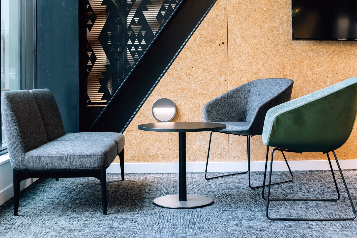 Perfect Design: Pedrali Inox Coffee Table and Brek Chair