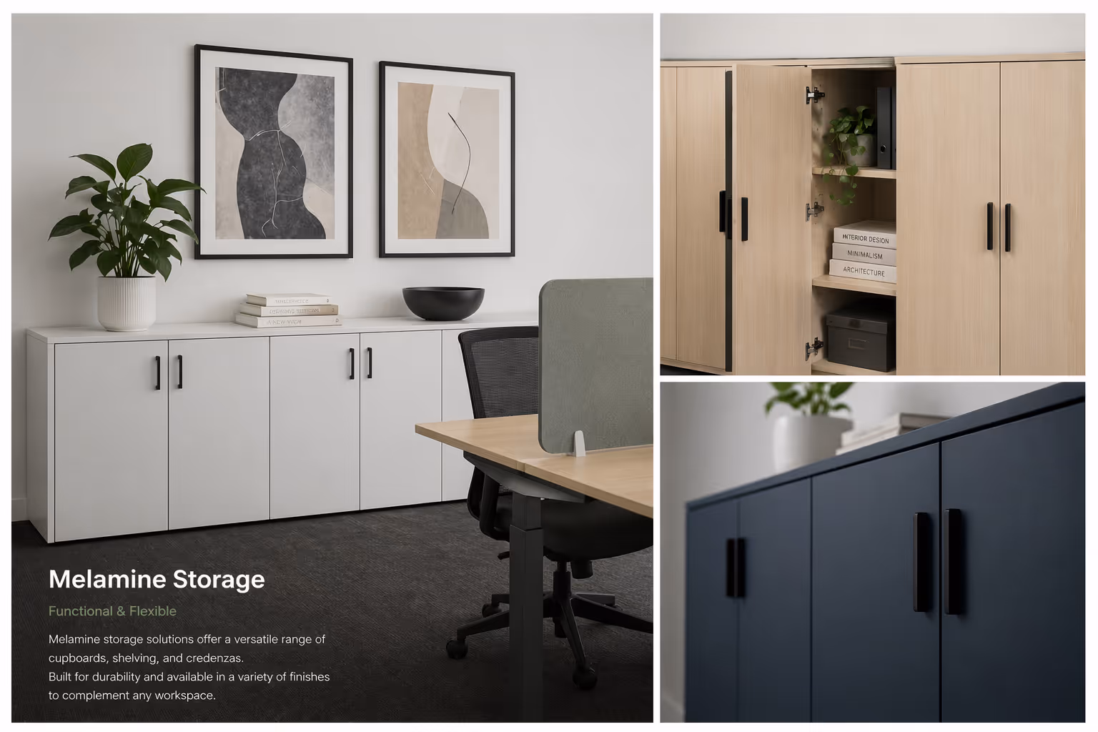 Melamine Storage units