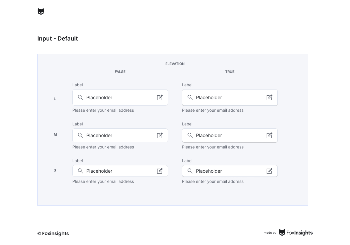 Dev Handoff Input Component