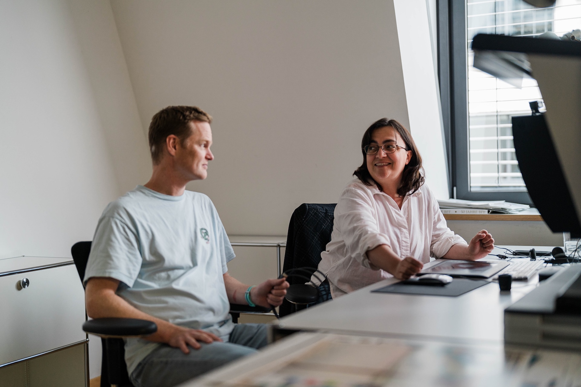 Das immedia23 Team im Büro in Stuttgart
