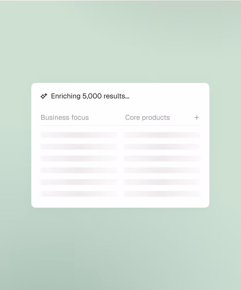 Inven data enrichment interface