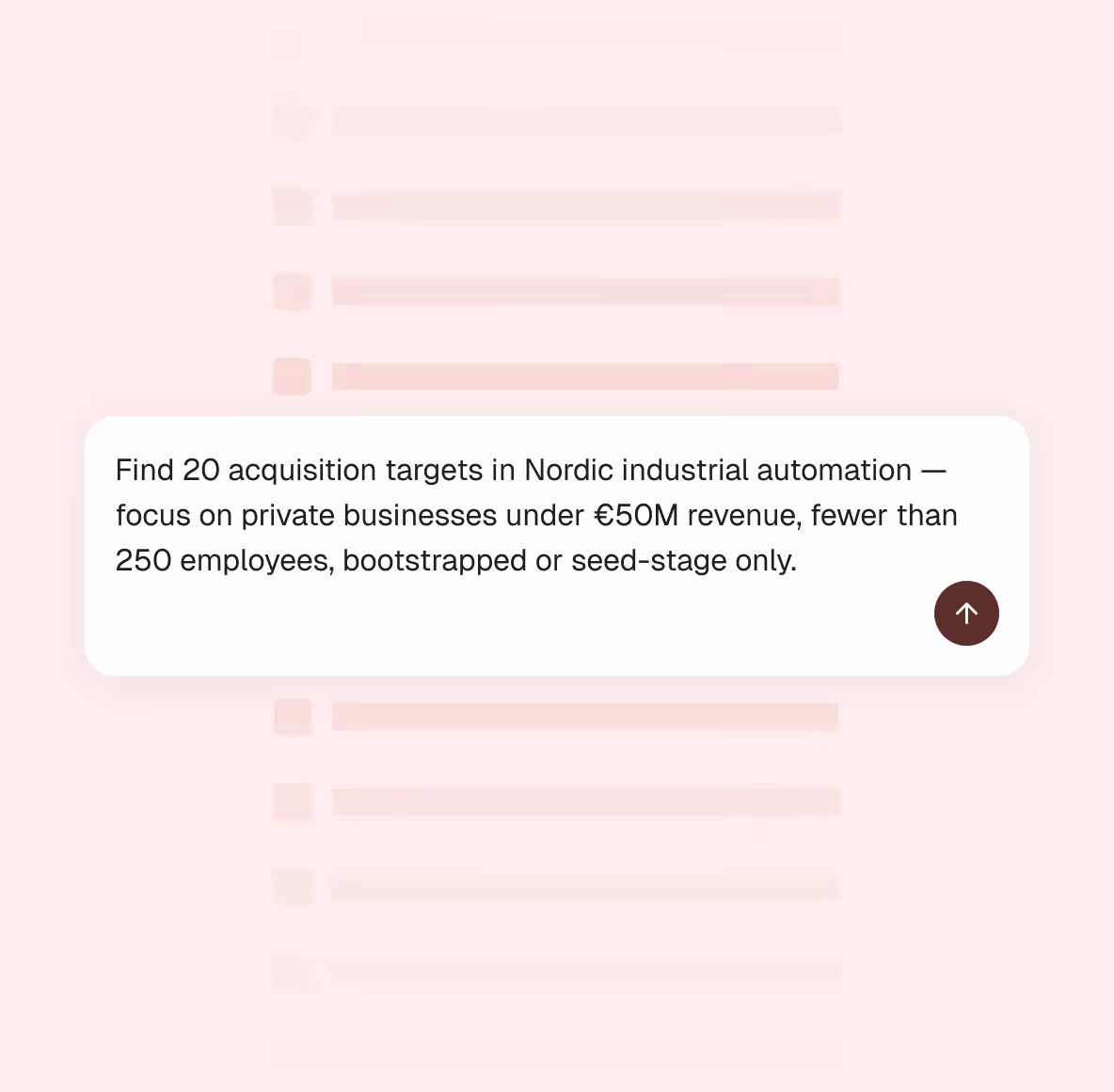 Inven interface — names the client hasn't seen