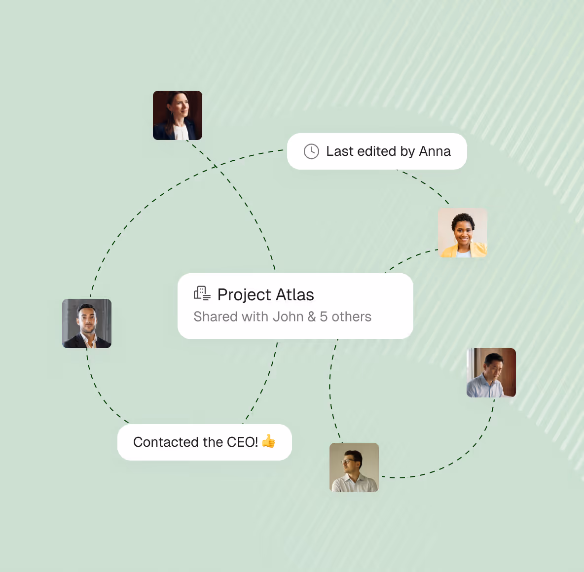 Inven interface — one live list across the whole team