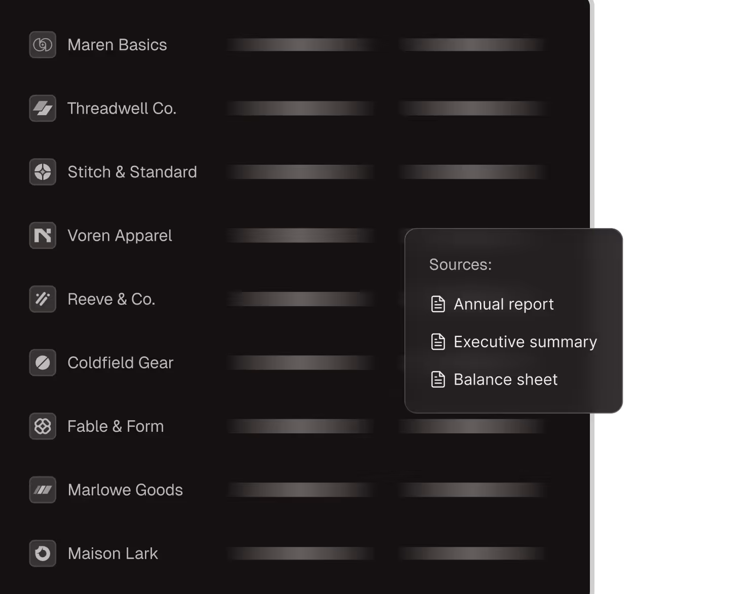 Inven enriched company data